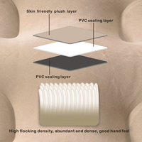 Matelas Gonflable King Size en PVC Doux avec Design Moderne, pour 1 à 3 Personnes, Pompe Électrique Intégrée, Montage Rapide et Facile