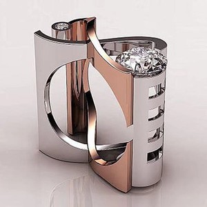 Anillo Geométrico para Mujer, Moderno y Atrevido, Accesorio de Moda para Fiestas, Regalo - Product Image 6