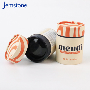 Tube de papier d'emballage imprimé en couleur personnalisé pour traitement de conception personnalisée avec couvercle - Product Image 5