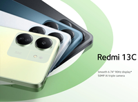 Téléphone Mobile Original Global Redmi 13C 8+256GB 6,74 Pouces MIUI14, Smartphone 4G Octa-Core MediaTek Helio G85 2,0 GHz