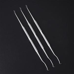 Aguja de injerto de abejas de doble <span class=keywords><strong>punta</strong></span> de acero inoxidable, herramienta de transferencia de larvas para apicultura y cría de reinas - Product Image 5