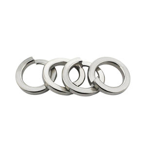 गर्म बिक्री एम 8 स्टेनलेस स्टील 316 डबल स्प्रिंग लॉक वॉशर उच्च दबाव कांस्य विभाजित वॉशर, दीन मानक सादे फिनिश के साथ - Product Image 1