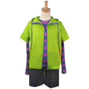 Anime SK8 The Infinity Miya Chinen ชุดคอสเพลย์,วิกสั้นมีฮู้ดเสื้อซิปแจ็คเก็ตหางถุงมือชุดปาร์ตี้ SK แปดชุด - Product Image 6