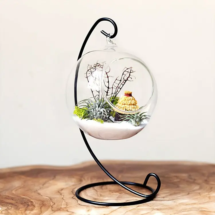装飾的な創造的なクリスタルの花のつぼみ色ガラスのつぼみガラスの花瓶シリンダー家の装飾のための小さなガラスのつぼみの花瓶