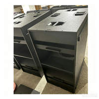 Caisson de basses professionnel B-218 double 18 pouces, puissance de pointe 1600W/3200W, 30Hz-200Hz, noir