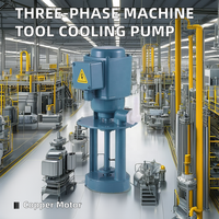 Pompe de circulation triphasée à immersion électrique AC en alliage d'aluminium basse tension pour refroidissement de machines-outils, OEM