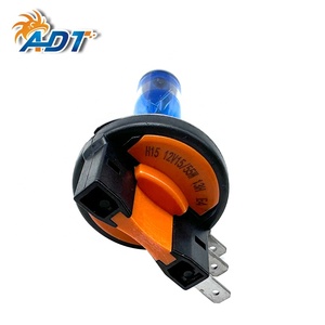 ADT H15 ไฟหน้ารถฮาโลเจนหลอดไฟขับขี่แบบลำแสงสูง/ต่ำ 15/55W DC 12V สีขาว - Product Image 4