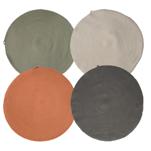 Tappeto di corda naturale artigianale moderno che irradia struttura tessuto solido motivo esterno adatto - Product Image 6