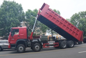 รถดัมพ์6x4 8x4สีสามารถกำหนดสีได้เองการขายรถมือสองไปยังแอฟริกา - Product Image 3