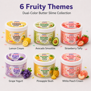 <span class=keywords><strong>Kit</strong></span> <span class=keywords><strong>Slime</strong></span> Burro OEM all'Ingrosso, 6 Colori, 200ml, Set <span class=keywords><strong>Slime</strong></span> Frutta Profumato e Soffice con Charms, Giocattoli Sensoriali Fai-da-Te Antistress per Bambini - Product Image 2