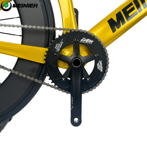 Vélo de piste en carbone MEINIER-TR646 avec roues 700c, pédalier simple vitesse en fibre 48T, et engrenage fixe – Le MEINIER-TR646 est un excellent rapport qualité-prix - Product Image 3