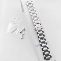 Set Cassa Orologio Stile Granata 44mm per Movimenti NH35, Cassa e Bracciale in Acciaio Inossidabile, Parti Modifica Orologio Meccanico, Adatto per Quadrante 32mm