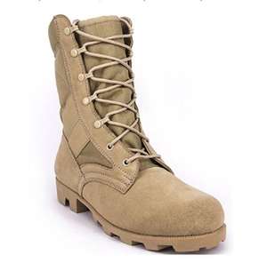 Botas de Combate TSB24 para Sudamérica, Panamá, con Suela para Selva, de Cuero de Grano Completo, con Cordones Rápidos, Botas de Desierto, Botas de Trabajo para Exteriores - Product Image 2