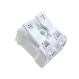 Bloque de Terminales de Resorte de 2 Pines 923, Abrazadera de <span class=keywords><strong>Cable</strong></span> Eléctrico, Conector Rápido para <span class=keywords><strong>Cable</strong></span> de Lámpara - Product Image 1