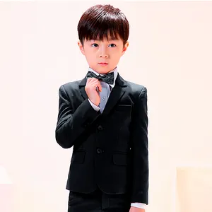 Customized superior quality dinner wedding classic boy suits formal 2 piece set suit for kids
