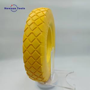 Roue de chariot à roulettes en <span class=keywords><strong>mousse</strong></span> de polyuréthane PU <span class=keywords><strong>anti</strong></span>-crevaison de haute qualité d'usine, 16 pouces, 4,00-8 pouces, <span class=keywords><strong>pour</strong></span> tondeuse à gazon - Product Image 6