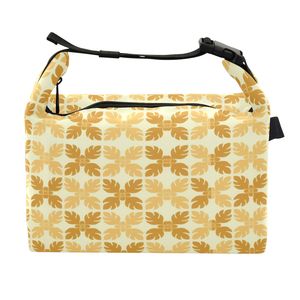 Sac isotherme Aloha Collection à imprimé Ulu hawaïen, personnalisable avec logo, vente en gros, sac fourre-tout isotherme portable avec bandoulière réglable - Product Image 1