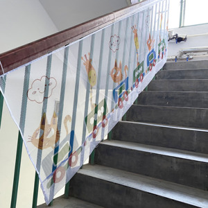 Filet de sécurité intérieur pour enfants Filet de sécurité en plastique pour escaliers Balcon Clôtures de terrain de jeu Filet de protection pour enfants - Product Image 2