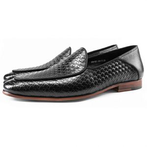 Zapatos de Vestir para Hombre de Alta Calidad, Hechos a Mano con Cuero Vacuno Genuino, Punta en Pico, Transpirables, Antideslizantes, con Cordones, Ligeros y con Diseño de Patchwork - Product Image 2