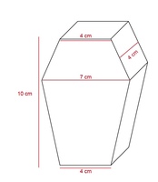 Boîte d'emballage personnalisée en carton noir en forme de cercueil gothique avec insert en mousse pour bijoux, épingles de revers et cadeaux