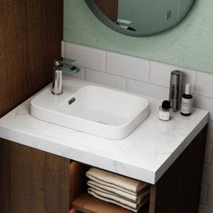 New Arrival Table Top Drop In Mini Small Bathroom Wash Sink Ceramic Cabinet Basin