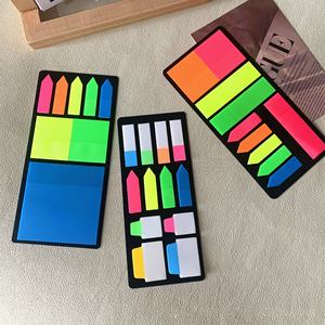 Etiquetas Autoadhesivas de PET, Impresión Fluorescente, Logotipo en Papel, Juego de Combinación Múltiple, Personalizable, Índice de Notas Adhesivas Reutilizables - Product Image 2