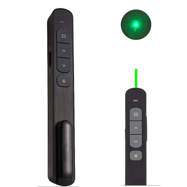 USB-Powered Wireless Remote Laser Pointer Presenter Powerpoint Page Turning Equipment Wireless Laser Presenter