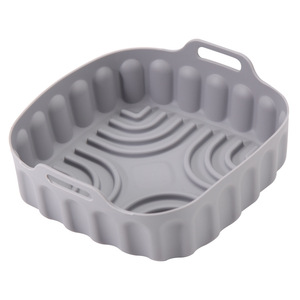Manufacturer Extra <b>Large</b> Air Fryer Baking Tray Air Fryer Silicone Pot Air Fryer Silicone Tray Silicone Fryer <b>Mat</b> - Product Image 3