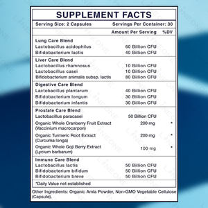 Oem Label Probiotica Voor Mannen 500 Miljard Cfu Spijsvertering Darm Probiotica <span class=keywords><strong>Capsules</strong></span> - Product Image 2