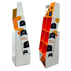 Thiết kế mới tùy chỉnh các tông Túi Pop hiển thị Matte tông Mũ hiển thị sàn cho siêu thị - Product Image 2