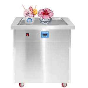 Небольшой настольный аппарат для мгновенного приготовления жареного льда, машина для приготовления холодного квадратного сковорода, инструмент для приготовления мороженого