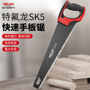 Scie à main électrique Delixi 250 mm, lame fixe, cadre en acier, outil de coupe du bois - Product Image 1
