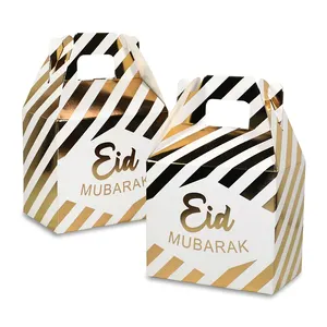 Alta Qualidade Personalizado Eid Mubarak Ramadan Doce Gift Box Caixa De Chocolate para Eid Decorações Do Partido