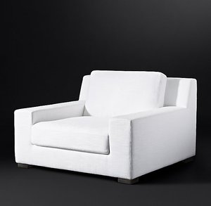 Rhohohill personnalisé luxe <span class=keywords><strong>tissu</strong></span> de lin blanc ensemble de canapés en bois massif rétro salon villa canapé meubles de salon ensemble de canapés - Product Image 3