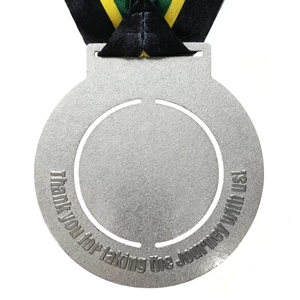 Medalla de Metal Personalizada por el Fabricante para Finalista en Oro y Plata, para Maratón 5K / 10K, Carrera, Ciclismo, Atletismo, Karate y Deportes - Product Image 3