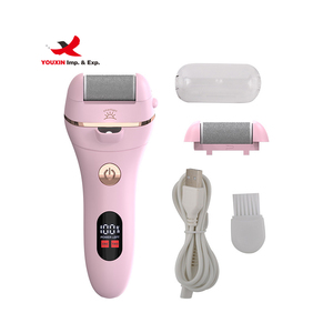 FENGFLY YJD-516S - Lima Eléctrica para Pies con Mango Largo, Portátil, Recargable, Eliminador de Piel Muerta, Pantalla LED - Product Image 1