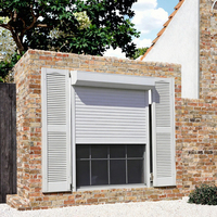 Persiana Enrollable de Seguridad Motorizada Inteligente de Aleación de Aluminio Personalizada para Exteriores, para Almacenes y Instalaciones Climatizadas, Fácil de Limpiar