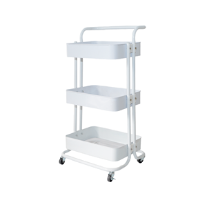 Estante de Almacenamiento Portátil Multinivel para el Hogar, Estante de Almacenamiento de Cocina <span class=keywords><strong>con</strong></span> <span class=keywords><strong>Ruedas</strong></span>, Estante de Almacenamiento <span class=keywords><strong>con</strong></span> Pasamanos - Product Image 1