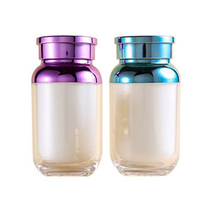 사용자 정의 160ML 쉘 모양 하이 엔드 PS 사용자 정의 빈 건강 관리 제품 병 알약 캡슐 약 정제 캡슐 용기 - Product Image 3