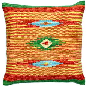 Funda de Cojín Cuadrada de Algodón Estampada Hecha a Mano con Costuras, Diseño Moderno para Uso en Hospitales y Hogares - Product Image 1