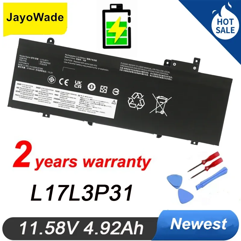 New Genuine L17M3P72 Battery for Lenovo ThinkPad T480s 01AV480 L17M3P71 01AV479