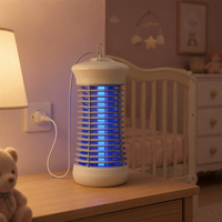 Lampe anti-moustiques UV 1000V, piège à mouches silencieux d'intérieur, attrape-insectes électrique, lumière inodore