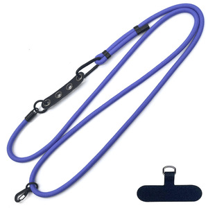 สายคล้องโทรศัพท์<span class=keywords><strong>มือ</strong></span>ถือแบบปรับได้ สายคล้องคอแบบไขว้ ทำจากโพลีเอสเตอร์ พร้อมแผ่นแปะโลโก้ - Product Image 3