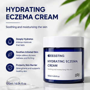 Crème hydratante réparatrice pour la peau, à logo personnalisé, soin du corps, barrière cutanée longue durée, réparation des peaux abîmées, rougeurs, sécheresse, hydratation, eczéma - Product Image 3