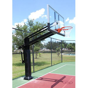 Aro de baloncesto enterrado estándar para exteriores de vidrio templado de alta calidad y rentable - Product Image 1