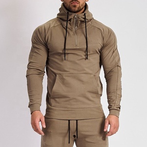 High Quality Gym Hoodie Fashion Slim Fit Hoodie Breathable Men Hoodie - Product Image 1
