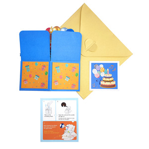 Tarjeta de Felicitación de <span class=keywords><strong>Cumpleaños</strong></span> Plegable con Diseño Nuevo, Velas que se Encienden, Luces, Tarjeta 3D Pop-up, Mensaje Musical, Creativa para Regalo de <span class=keywords><strong>Cumpleaños</strong></span> - Product Image 5