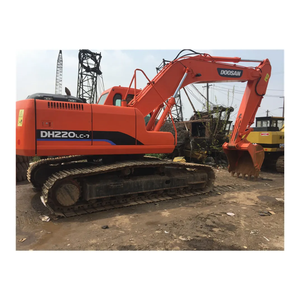 Excavadora usada barata China Doosan Excavadora sobre orugas usada Doosan DH220LC en gran rendimiento para la venta - Product Image 4