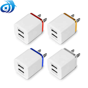Precio más bajo Dual 2 puertos Usb Us cargador de pared cargador de bloque 2.1a enchufe adaptador de corriente para <span class=keywords><strong>Iphone</strong></span> 14 <span class=keywords><strong>13</strong></span> 12 - Product Image 1