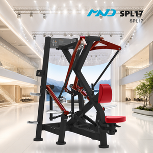 Máquina de remo sentado con carga de placas Premium MND SPL17, máquina de fuerza duradera para gimnasios comerciales - Product Image 1